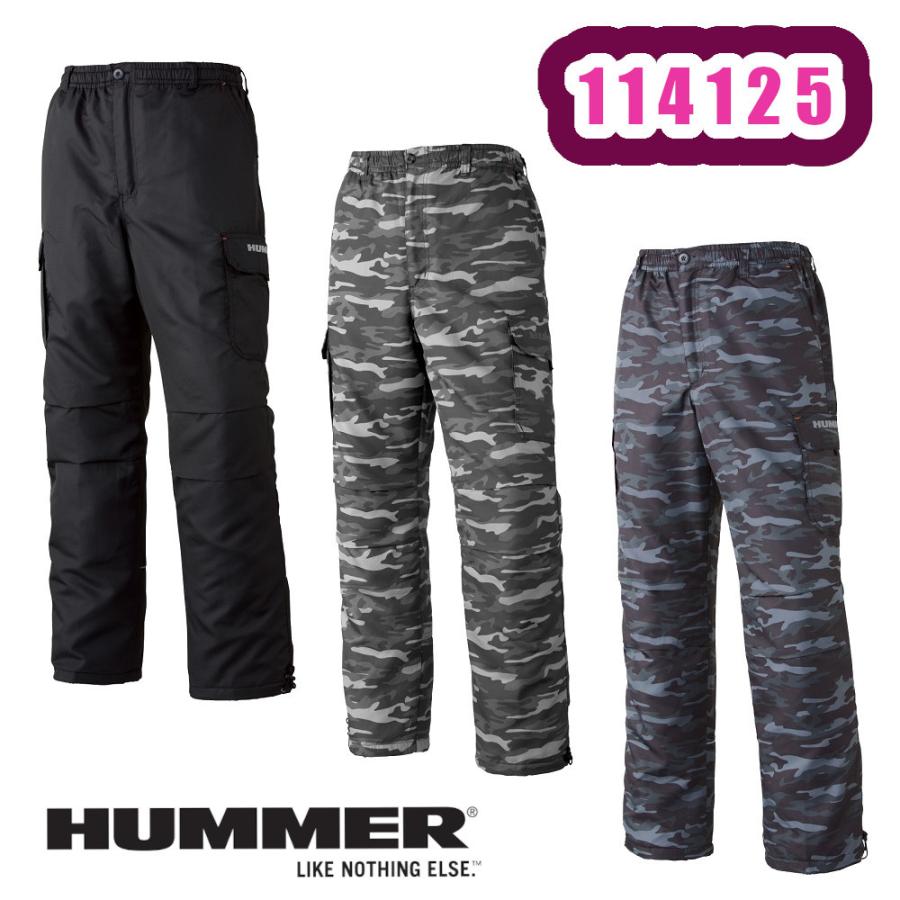 HUMMER（ハマー） M-5L 114125 HUMMER裏フリースカーゴパンツ 