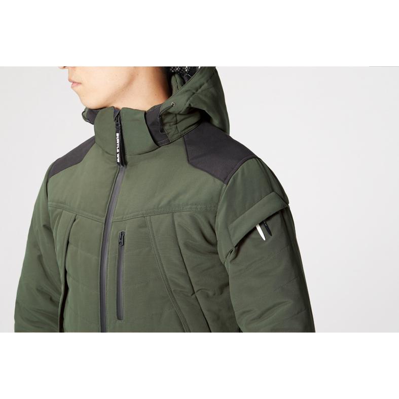 BURTLE S-XL 5270 防寒ジャケット 大型フード付 防寒着 作業服