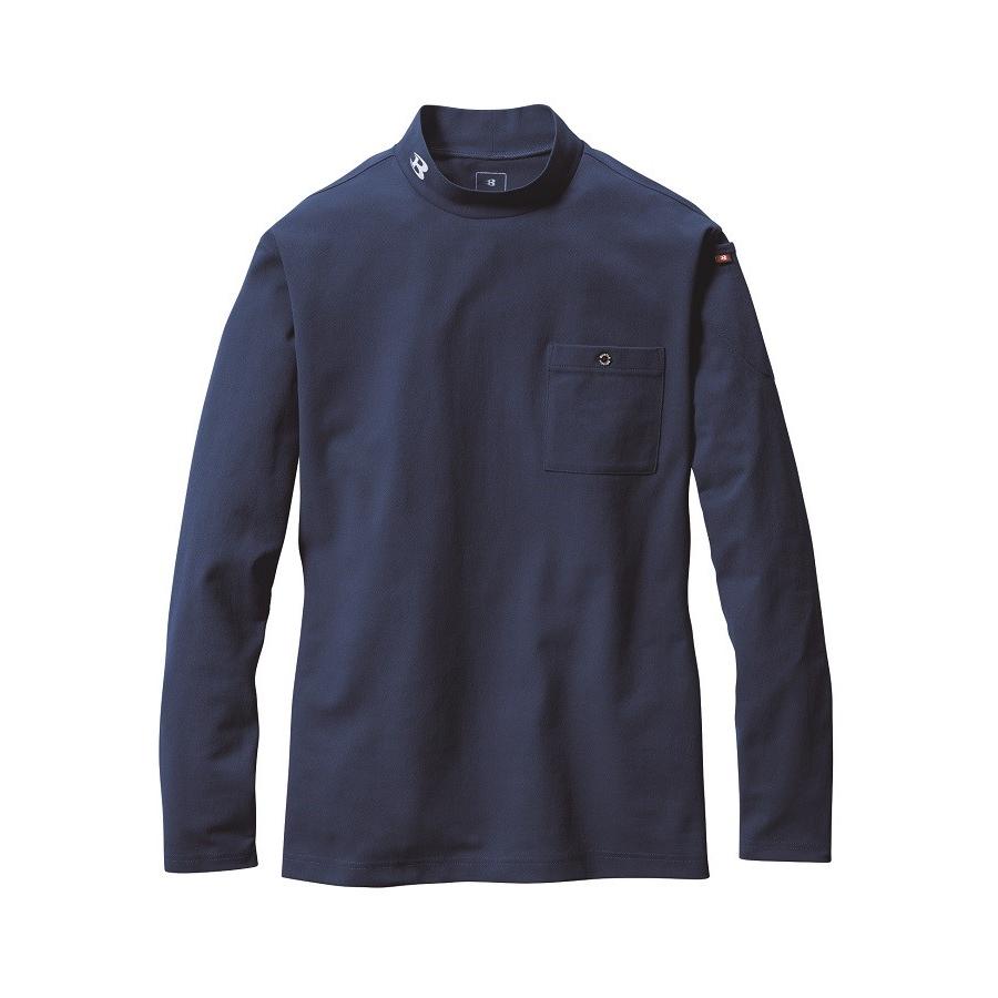 BURTLE SS-XXL 655 モックネックロングTシャツ 2023-24年モデル