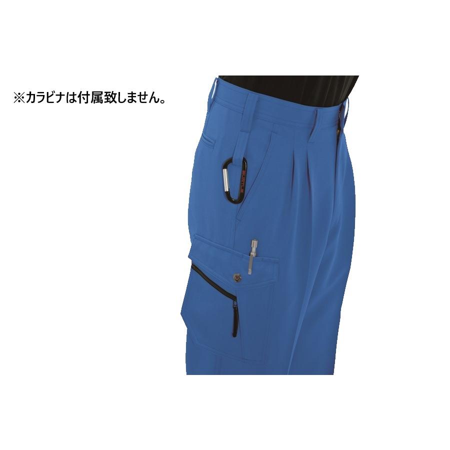 BURTLE（バートル） 120-125cm 7072 ツータックカーゴパンツ 作業服 オールシーズン ストレッチ 撥水 制電 防汚性 形態 ...