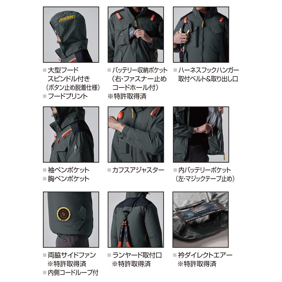 BURTLE（バートル） S-4XL AC1151 ACタクティカルブルゾン 2026年