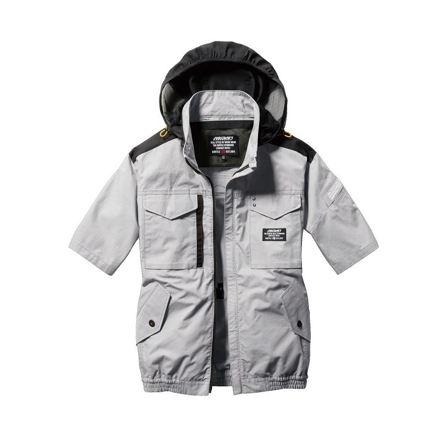 BURTLE S.P S-XL AC1186 エアークラフト半袖ブルゾン 空調服