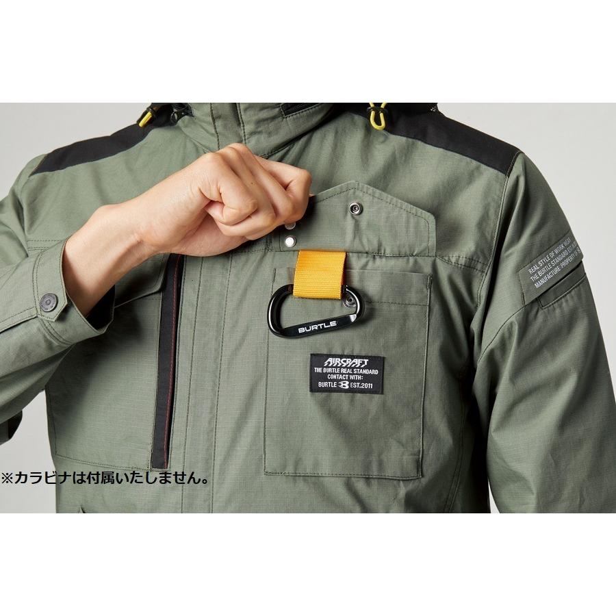 BURTLE S.P S-XL AC1186 エアークラフト半袖ブルゾン 空調服 BURTLE S.P S-XL AC1186 エアークラフト半袖ブルゾン 空調服