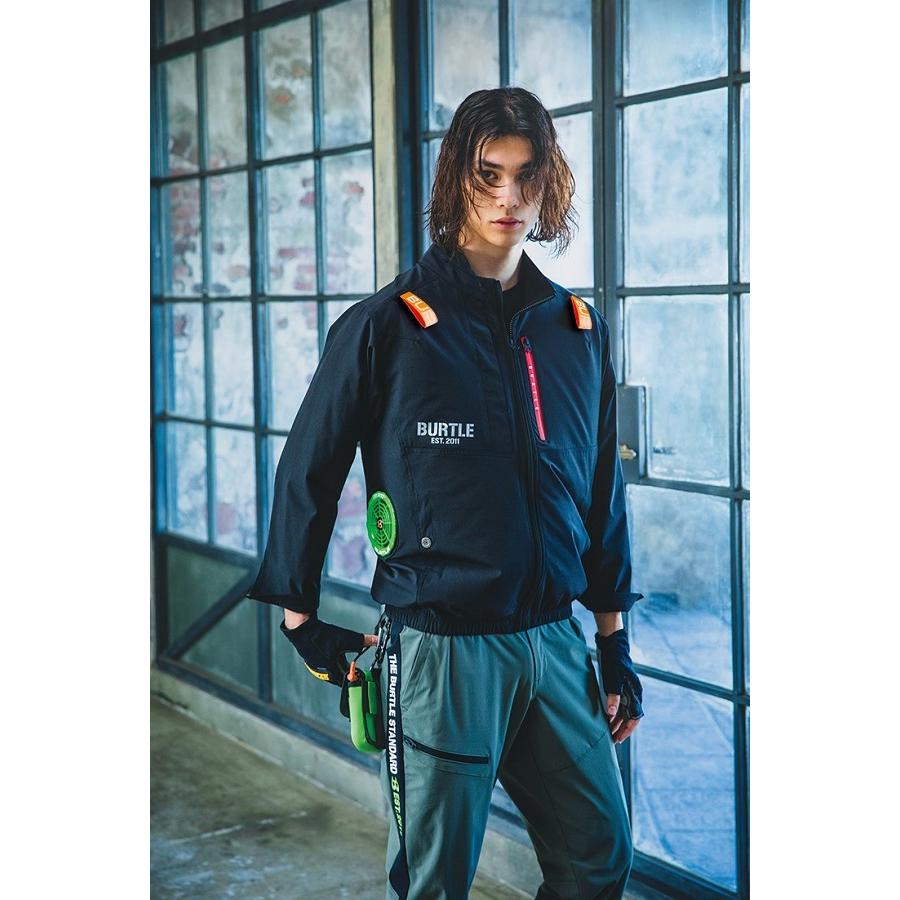 XXL AC2001 ACブルゾン サイドFAN ユニセックス BURTLE エアークラフト 空調服 空調ウェア 接触冷感 UVカット 熱中症対策予防 AIRCRAFTバートル 作業服 作業着 | BURTLE | 16