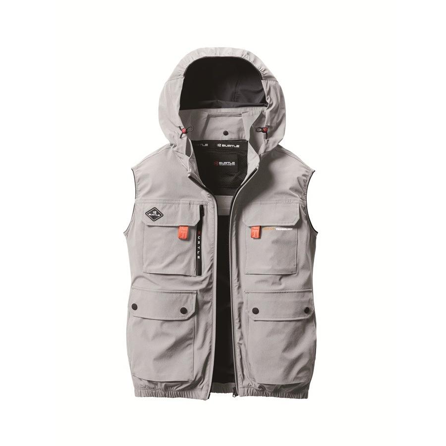 S-3XL AC2034 ACベスト バッテリーファンセット 2025年モデル BURTLEエアークラフト 空調服 ハイバックファン 作業服 UVカット 熱中症対策予防 AIRCRAFTバートル | BURTLE | 06