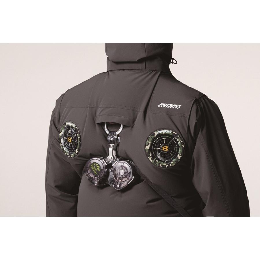 S-3XL AC2034 ACベスト バッテリーファンセット 2025年モデル BURTLEエアークラフト 空調服 ハイバックファン 作業服 UVカット 熱中症対策予防 AIRCRAFTバートル | BURTLE | 08