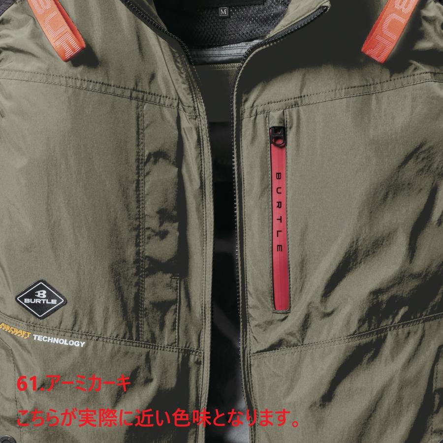 BURTLE S-3XL AC2086 AC半袖ブルゾン 2025年モデル エアー