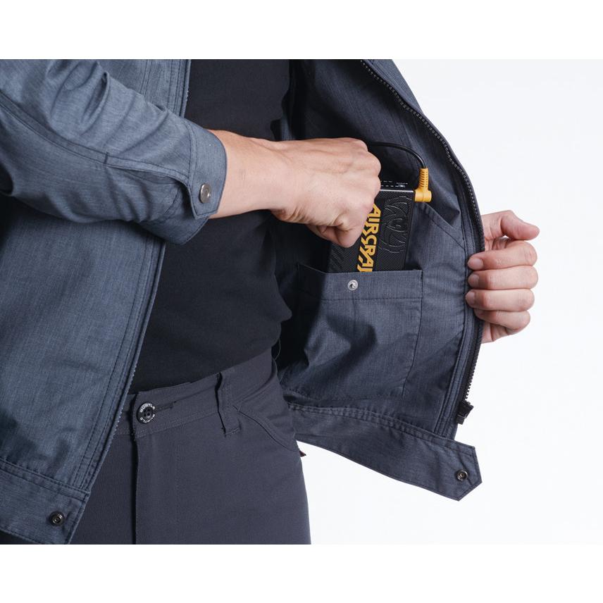 【値下げ交渉⭕️】BURTLE エアークラフト空調服 ネイビー バートル エアークラフト 空調服 ベスト XL カモフラネイビー