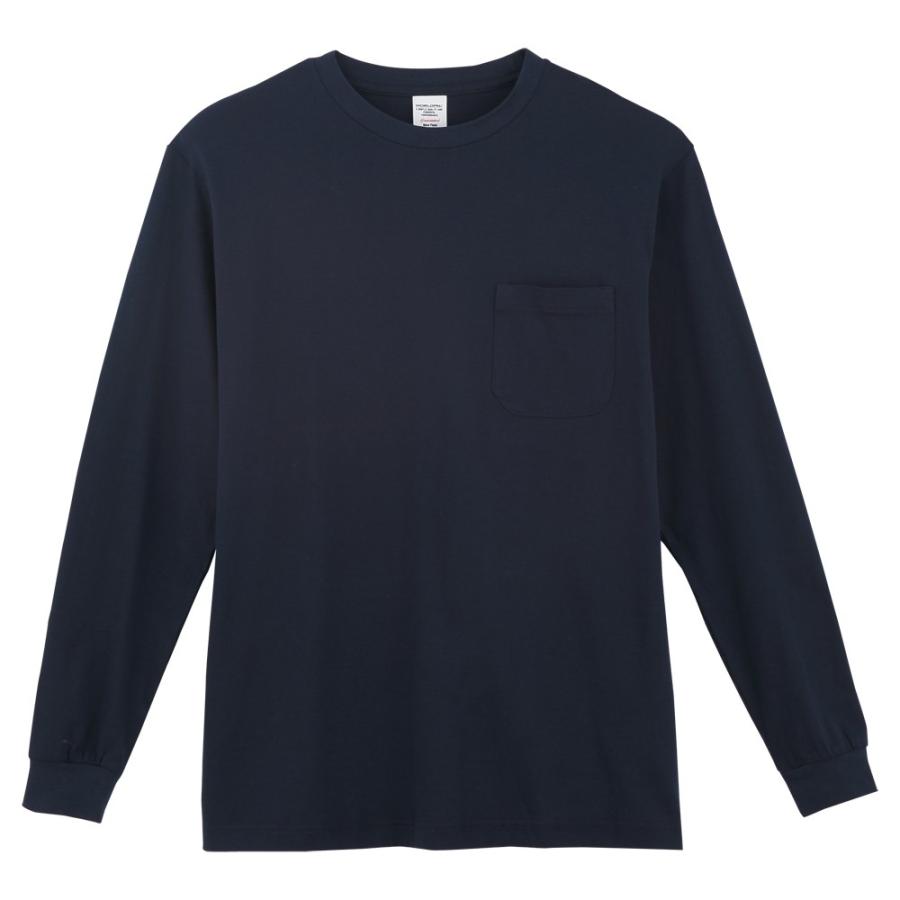 S-LL 作業服 CO-COS 長袖Tシャツ 3008 ポケット付き 丸首