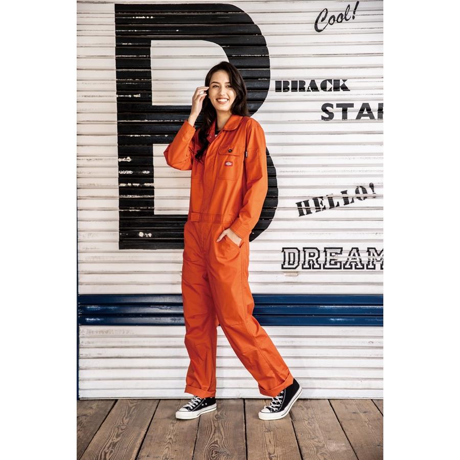 Dickies（ディッキーズ） SS-5L D-746 ストレッチCVC長袖ツナギ 作業服