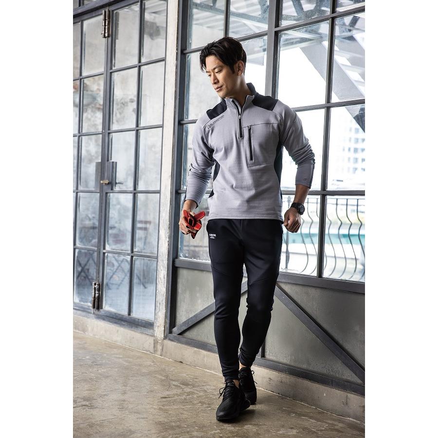 XS-XL G-2148 ニオイクリア MAXDRY WARMハーフジップ長袖 GLADIATOR