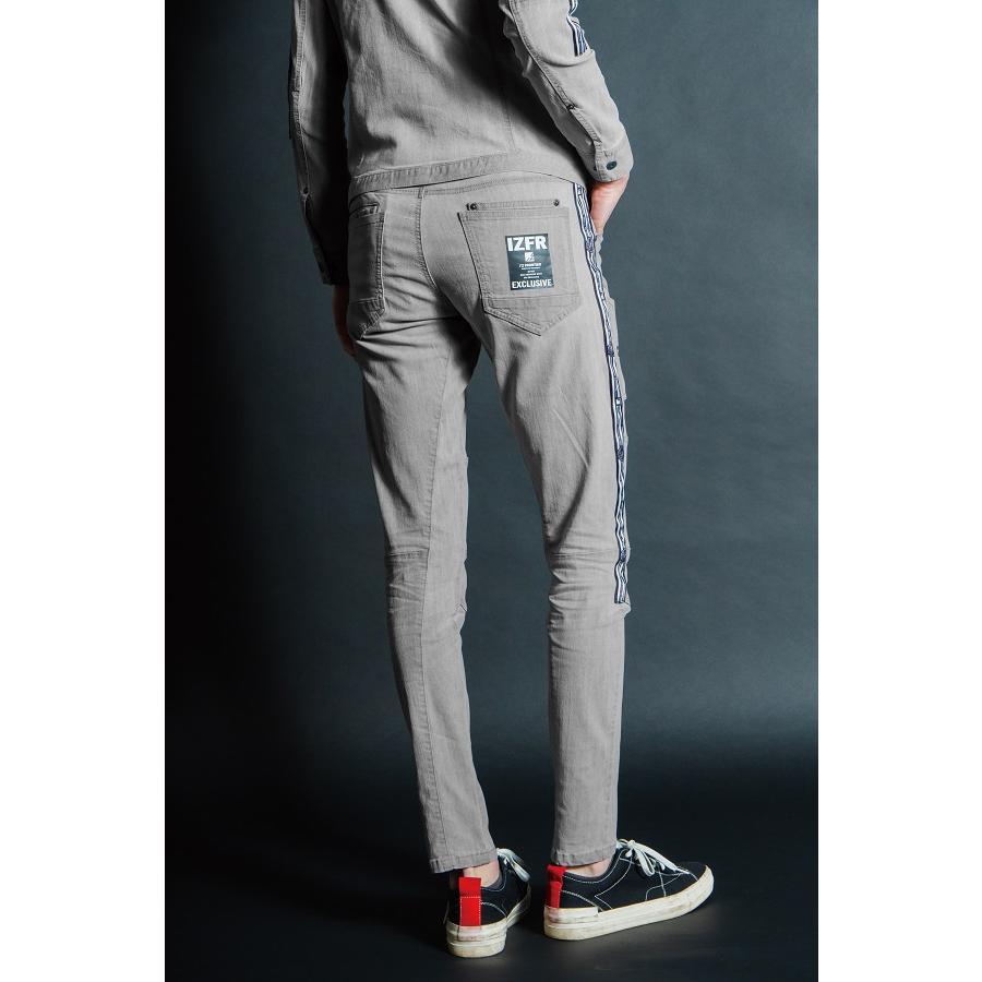 P.D 73-101 #7422 ストレッチ3Dアイスフィールデニムカーゴパンツ I