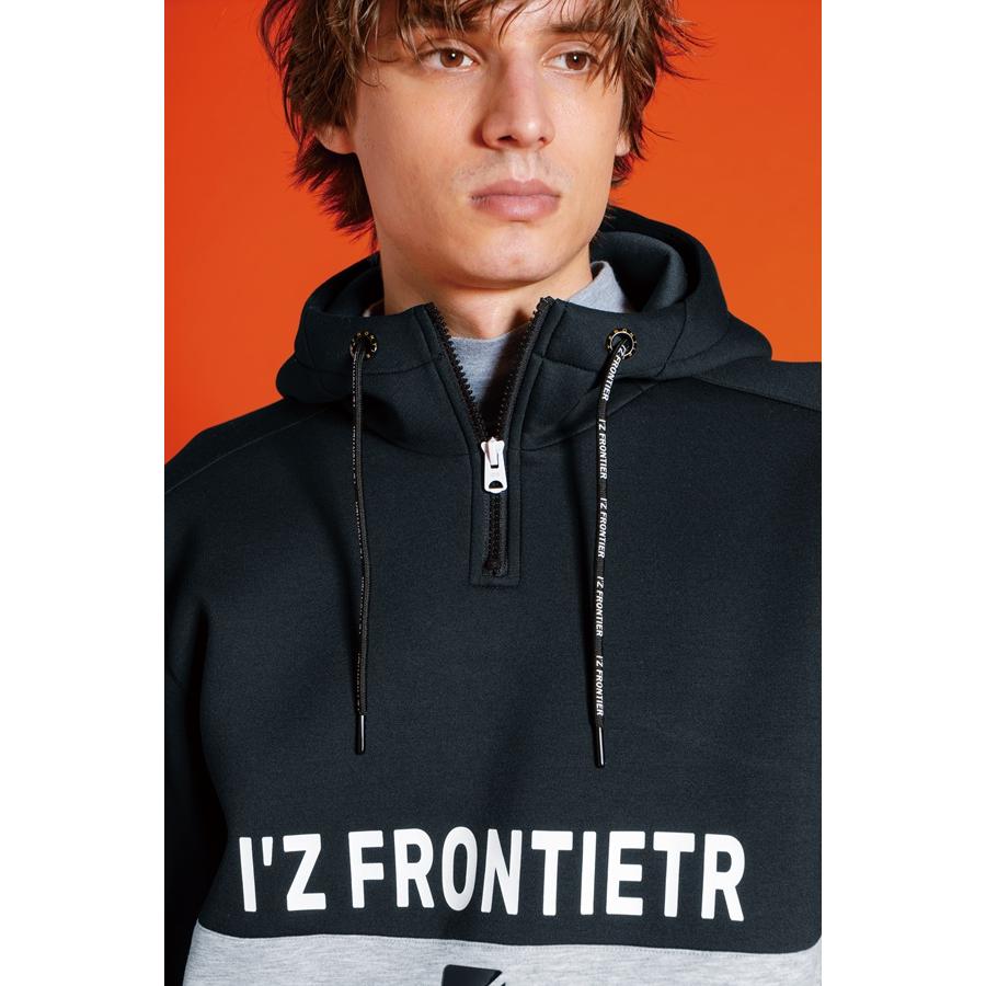 S-4L #8920 ストレッチニットハーフジップパーカー I'ZFRONTIER 防寒着