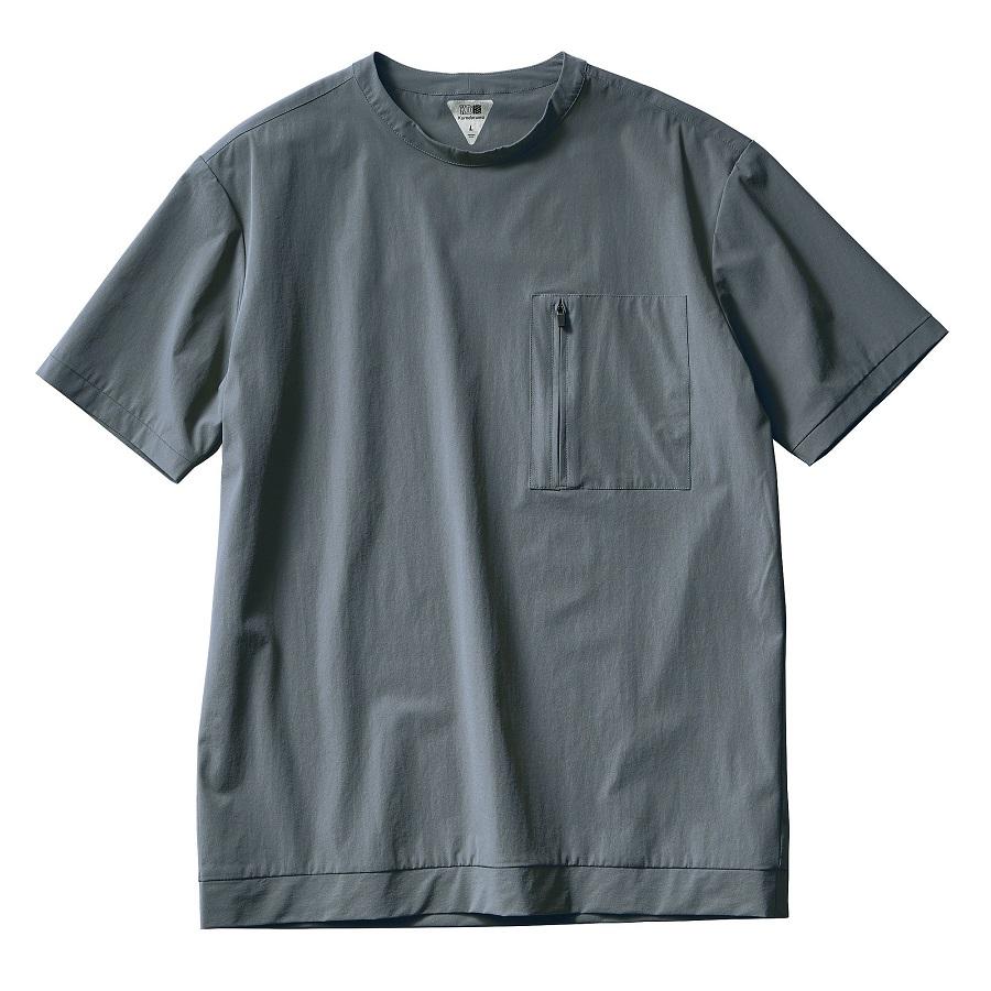 3L-5L 266811 半袖Tシャツ KURODARUMA 作業服 ニット ストレッチ