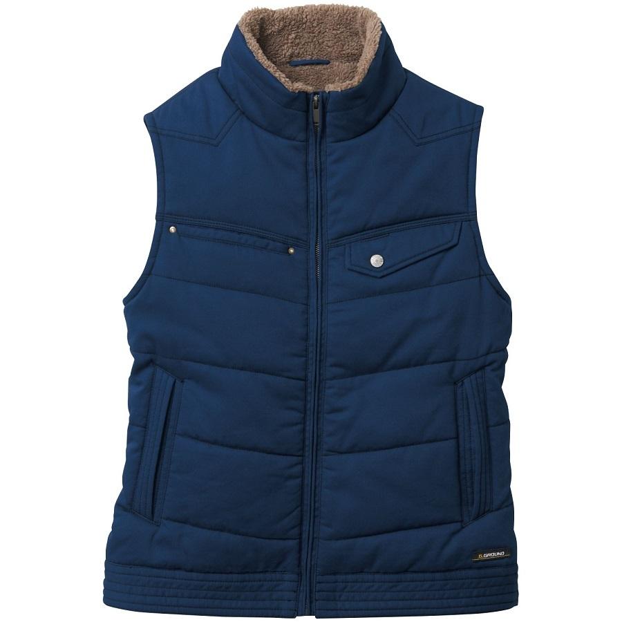 送料無料  桑和 5506 防寒ベスト Mサイズ ネイビー(1) G.GROUND  表地に柔らかな風合いの綿100%素材を使用 M-LL 5506 防寒ベスト G.GROUND 防寒着 作業服 SOWA 桑和 綿100