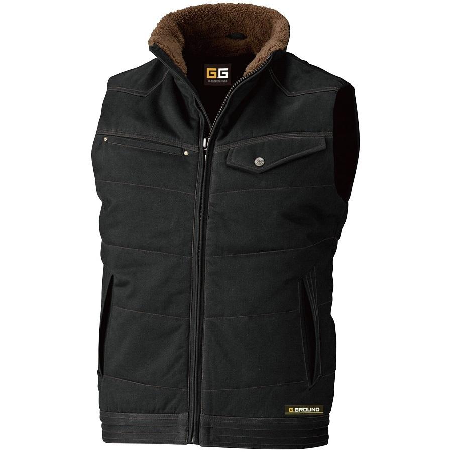 M-LL 5506 防寒ベスト G.GROUND 防寒着 作業服 SOWA 桑和 綿100