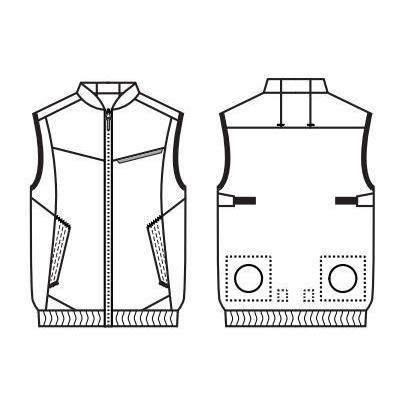 S-LL 7339-06 EF用ベスト エアリアルベスト EFウェア 空調服 作業服