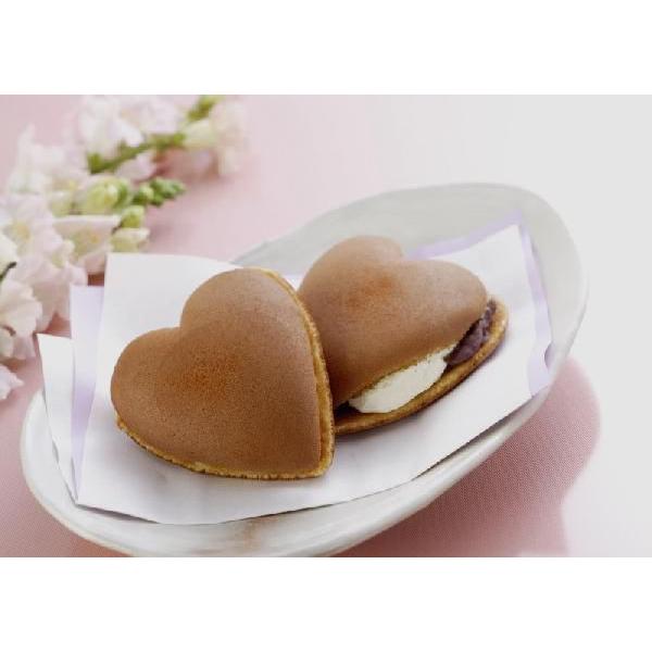 112円 流行に バレンタイン ハートどら焼き ラッピング包装 プチギフト 和菓子 パーティー お祝い 贈答品 贈り物 プレゼント 誕生日 手土産 引菓子 ハート 可愛い