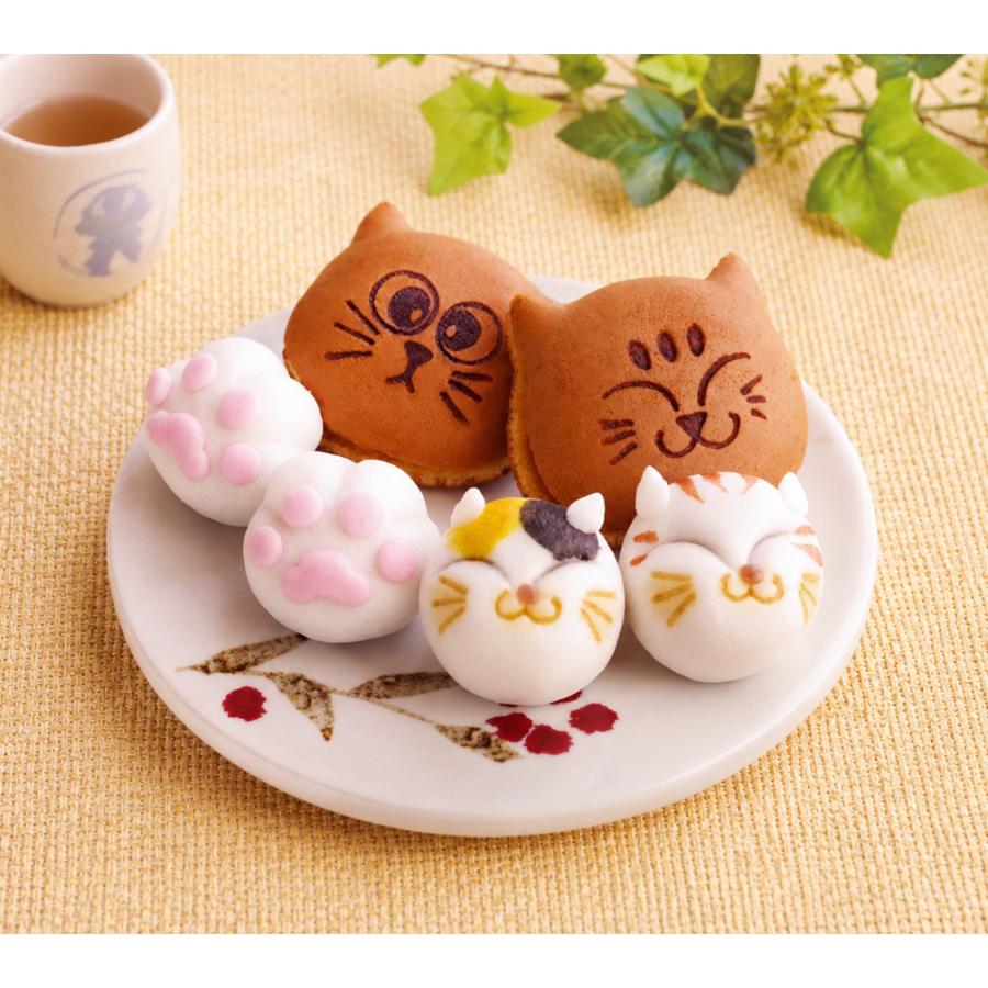 食品とお菓子の詰め合わせ　 どら猫 人気商品【猫の和菓子大満足セット 詰め合わせ6個入】ギフト 贈答品