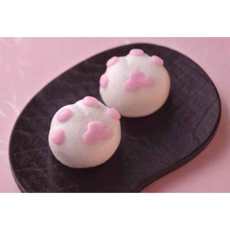 【にゃらん公式】肉球まんじゅう4ヶ入り（肉球饅頭）【和菓子】 ねこ 動物 お祝い 内祝い ギフト 贈り物 誕生日 手土産 引菓子 プレゼント 猫の日 |  | 01