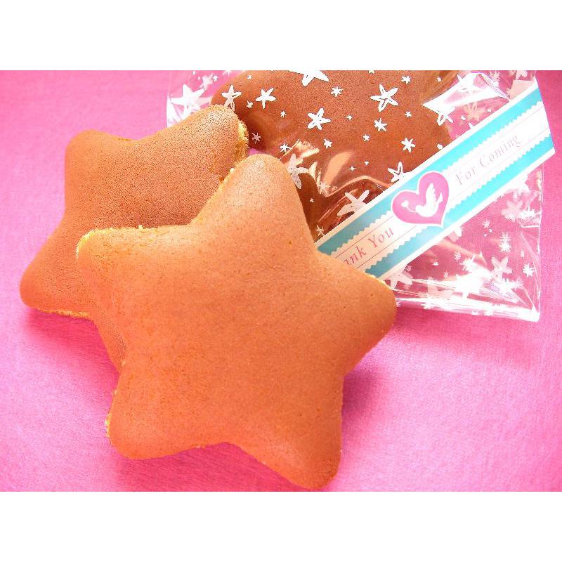 【星のどら焼き（ラッピング包装）】プチギフト 和菓子 ブライダル お祝い ギフト 贈 り物 寿 ご挨拶 誕生日 手土産 引菓子 プレゼント 七夕 イベント 贈答品｜so-bey｜02