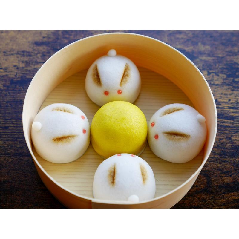 十五夜 お月見うさぎまんじゅう お月見 ギフト 贈り物 ウサギ 満月 創作饅頭 お茶菓子 プレゼント イベント パーティー 手土産 引菓子 贈答品 和菓子 Tukimiusagi あわ家惣兵衛 通販 Yahoo ショッピング