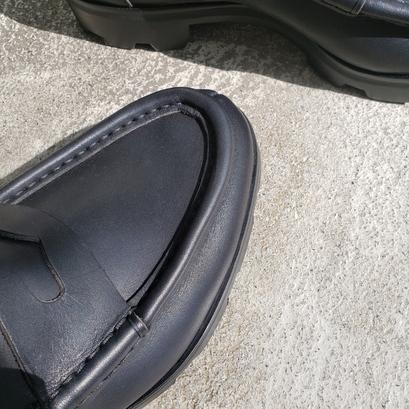 オリエンタル コインローファー Rugged moccasin FG-0510（ブラック）の画像