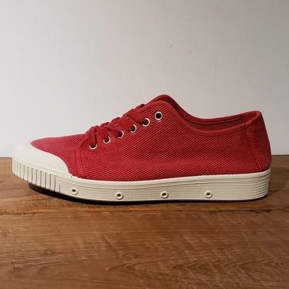 Spring Court（スプリングコート） ツイルコットンスニーカー（レッド