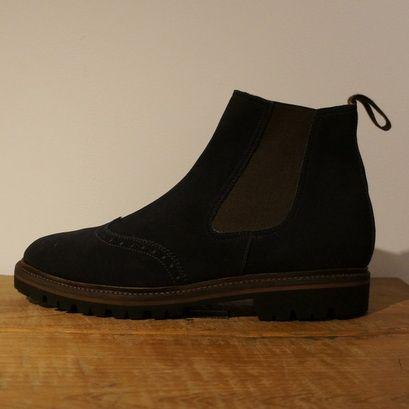 polpetta ポルペッタ ネィビィ　サイドゴアブーツ スエード サイズ42 Brilla per il gusto（ブリッラ ペル イル グスト）【別注】POLPETTA