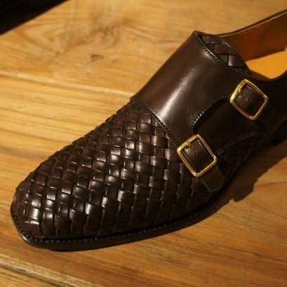 ポルペッタ ダブルモンク デニム 39 1/2