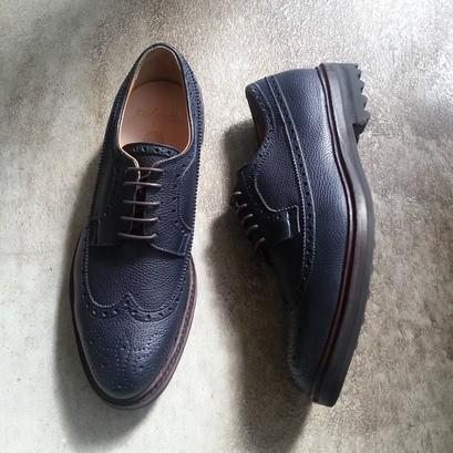 POLPETTA ポルペッタ ウイングチップSEMELLE（ネイビー） : SO 