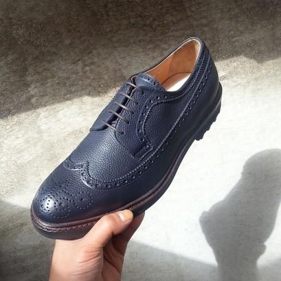 POLPETTA ポルペッタ ウイングチップSEMELLE（ネイビー） : SO 