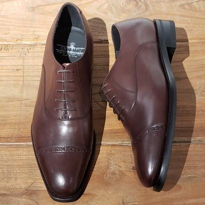 シューイズム パンチドキャップトゥ 02021WD（ダークブラウン） : SO