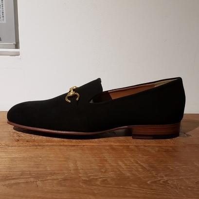 FILIPE SHOES ブラック スエード　ローファー シューイズム ビットローファー 21143（ブラックスエード） : SO-KUTSU
