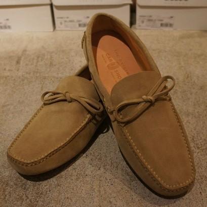 CAR SHOE（カーシュー） ドライビングシューズ（ベージュスエード