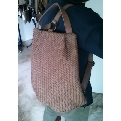 ティベリオフェレッティ リュック ブラウン 本革 バックパック