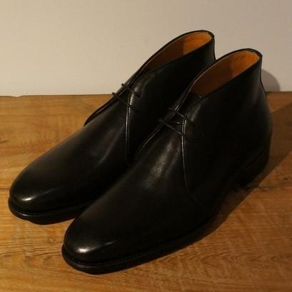 POLPETTA（ポルペッタ） チャッカブーツ（ブラック） : SO-KUTSUヤフー