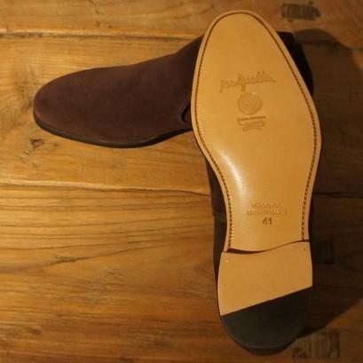 POLPETTA（ポルペッタ） サイドストラップブーツ（ダークブラウン