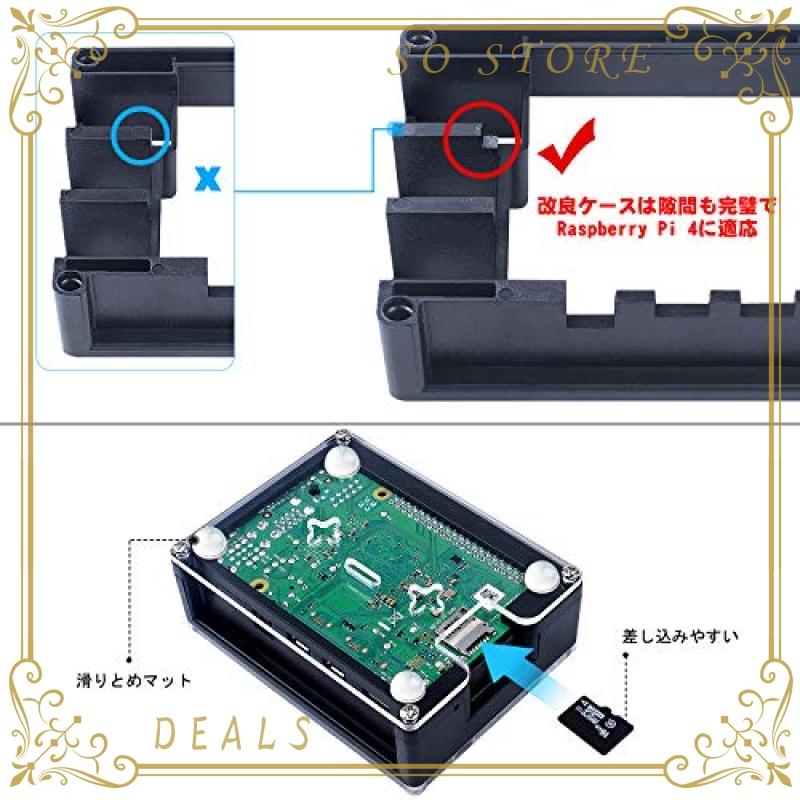 89％以上節約89％以上節約Miuzei 最新 Raspberry Pi ケース ラスベリー パイ4 5.1V 3A USB-C  電源アダプター*冷却ファン*ヒートシンクラズパイ Model B対応 Raspberry Pi 本体含ま ベアボーン、キット 