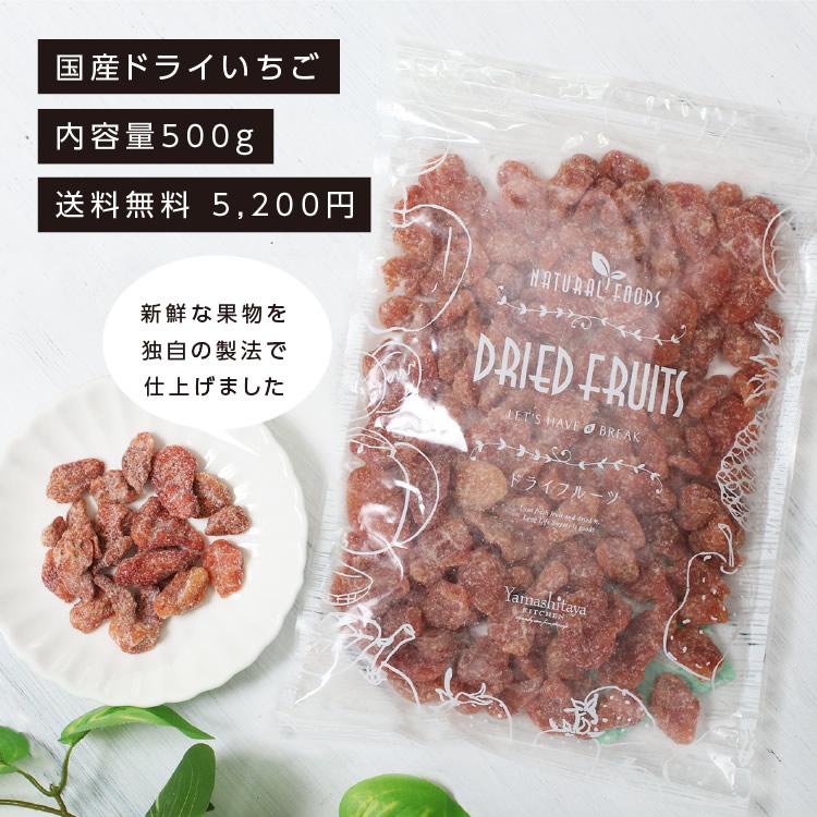 ドライフルーツ 国産 いちご 500g 送料無料 イチゴ ドライいちご 業務用 徳用 おやつ 南信州菓子工房 お菓子作りにも｜so-suke｜10