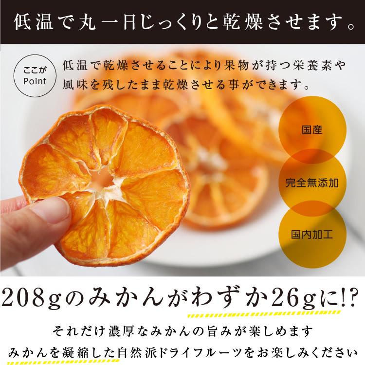 ドライフルーツ ドライみかん 26g ドライフオレンジ フォンダンウォーター 国産ドライフルーツ 砂糖不使用 無添加 みかん お菓子 おやつ プチギフト｜so-suke｜05