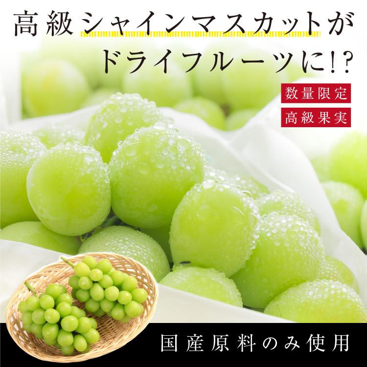 山下屋荘介 ドライフルーツ シャインマスカット 90g 国産レーズン 干し