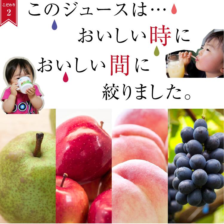 ジュース ギフト 詰め合わせ 200ml 8本 果汁100% 国産 長野県産 プレゼント りんご 桃 洋梨 ぶどう　内祝い 誕生日 御中元 送料無料 2025 | 山下屋荘介 | 07