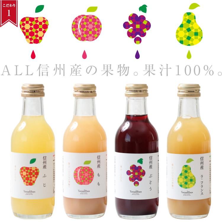 山下屋荘介 ジュース ギフト 果汁100％ ぶどうジュース 200ml 8