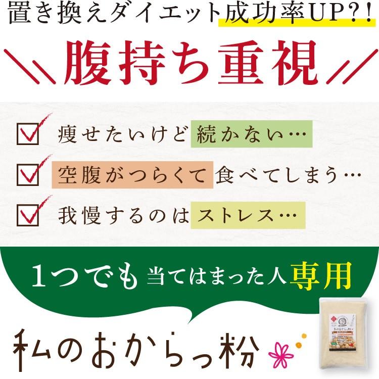 おからパウダー 国産 500g 送料無料 粗挽き 腹持ち 満腹感は超微粒子よりも 置き換え ダイエットに 山下屋荘介 通販 Paypayモール
