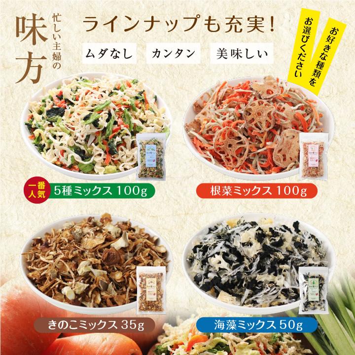 国産 乾燥野菜ミックス 私の楽ベジ 100g 5種の国産野菜 ドライ野菜 干し野菜 送料無料 | 保存食 主婦の味方 生野菜約1kg分｜so-suke｜11