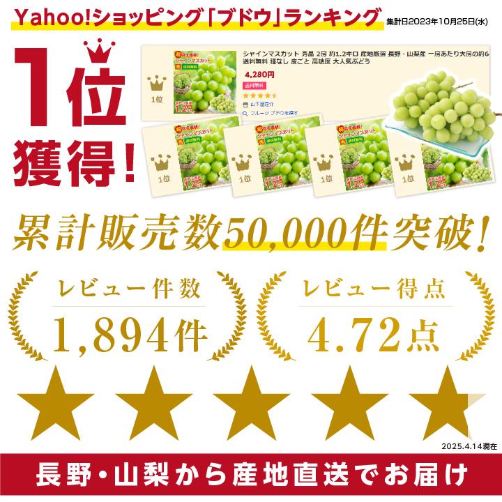 山下屋荘介 シャインマスカット 秀品 2房 約1.2キロ \最安値に 山下屋荘介 シャインマスカット 秀品 2房 約1.2キロ \最安値に