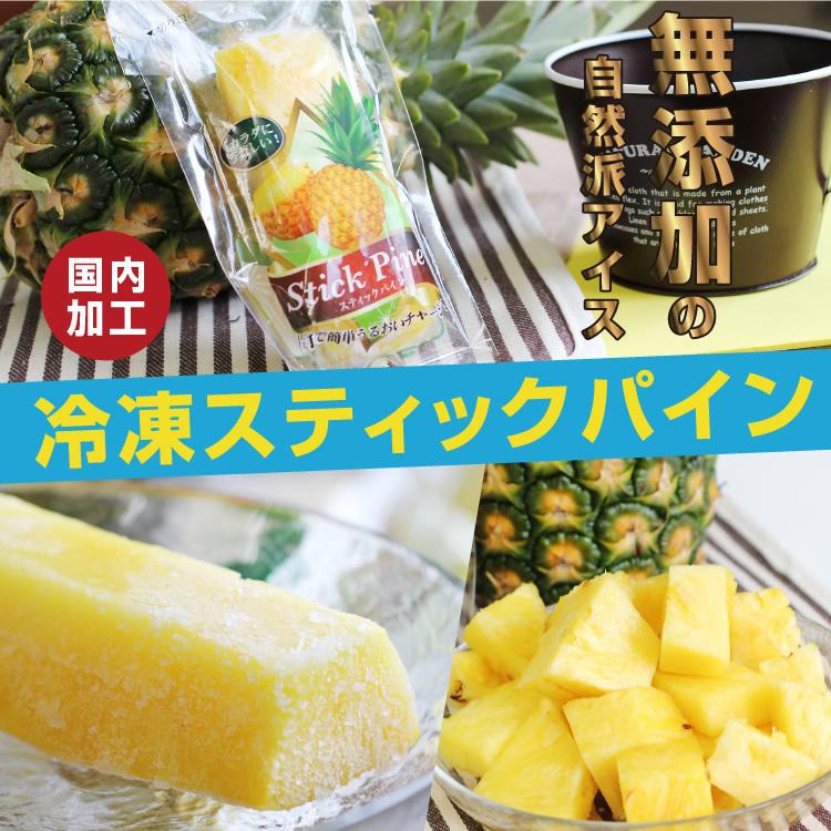 山下屋荘介 冷凍スティックパイン 10本 個包装 冷凍パイナップル 冷凍
