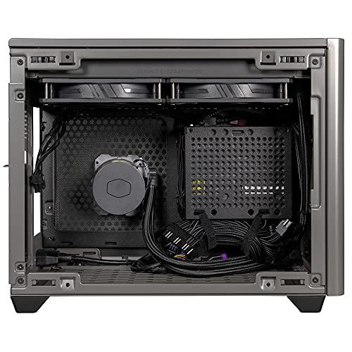 Cooler Master MasterBox NR200P MAX 850W電源*水冷CPUクーラー プリインストール Mini-ITX PCケース NR200P-MCNN85-SL0 CS8349 ブラック/グレー NR200P PCケース CS8349