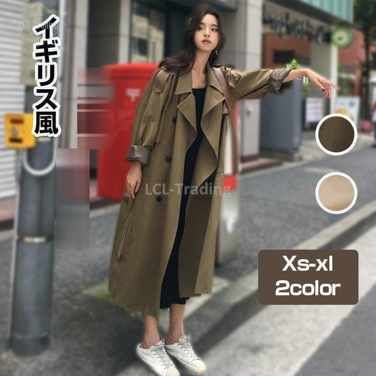 入荷しました スプリングコート レディース トレンチコート 春秋アウター 春新作 ベルト付き スプリングコート イギリス風 ゆったり カジュアル アウター 公式直販店 Www Oreidosparafusos Com Br